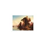 Ferdinand Bellermann - Paisaje Venezolano Size 24x32 Poster Print