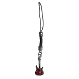 Xcite Red Guitar Cell Phone Charm