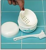 Denture Dish W/Brush