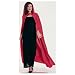 Full Length Red Hooded Cape Adult