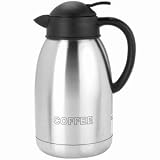 Elia Shatterproof Vacuum Jug CJV Coffee 1.9ltr | 10 Cup Thermal Jug, Stainless Steel Jug, Coffee Jug