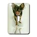 Dogs Chihuahua - Long Hair Chihuahua - Light Switch Covers - single toggle switch