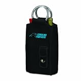 NFL Carolina Panthers Metro Brunello Insulated Neoprene Two-Bottle Wine Tote with Corkscrew