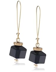 Kenneth Cole New York "Modern Status" Geometric Bead Long Drop Earrings