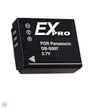 Ex-Pro High Power CGA-S007 CGA-S007E DMW-BCD10 - 2 Year Warranty Replacement Lithium Li-on Digital Camera Battery for Panasonic Lumix :- Lumix DMC-TZ1, DMC-TZ2, DMC-TZ3, DMC-TZ4, DMC-TZ5