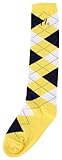 Maize/Navy/White Classic Undergraduate Knee-High Socks by Argoz