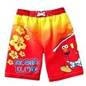 Sesame Street Elmo Boys Swim Trunks Age 3 &  4 Yrs