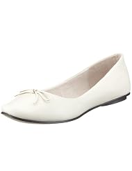 Buffalo London 206-5155-1 KID LEATHER WHITE 90759 Damen Ballerinas
