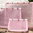 Namaste Oh Snap Set 3 Pink Mesh Sewing Knitting Bags