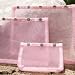 Namaste Oh Snap Set 3 Pink Mesh Sewing Knitting Bags