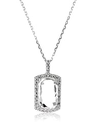 Suzanne Kalan "The Classics" Barrel White Topaz Necklace