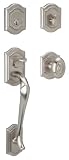 Baldwin 85327.150.ENTR Bethpage Sectional Trim Handleset with Bethpage Knob, Satin Nickel
