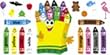 BB SET COLORFUL CRAYONS