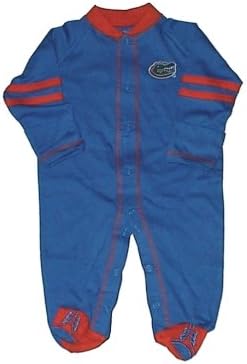 Creative Knitwear NCAA College Newborn Baby Long Sleeve Footed Rompers