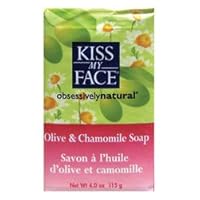 Kiss My Face Chamomile Olive Soap 4 Oz Bar Soaps