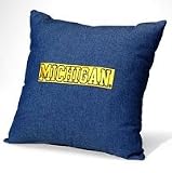 University of Michigan WOLVERINES - 18 Denim Square Pillow