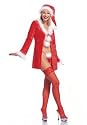 Sexy Mrs Santa Claus Costume Includes Jacket, Thong, And Hat by Leg avenue