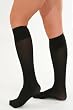 Trendy Knee Hi Socks Opaque Trouser Socks Turn-Over Top 3 Colors Black Brown or Navy