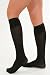 Trendy Knee Hi Socks Opaque Trouser Socks Turn-Over Top 3 Colors Black Brown or Navy