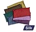 YogaAccessories (TM) Small Silk Eye Pillow (Natural) - Twilight Blue
