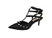 Kaitlyn Pan Studded Slingback Kitten Heel Leather Pumps