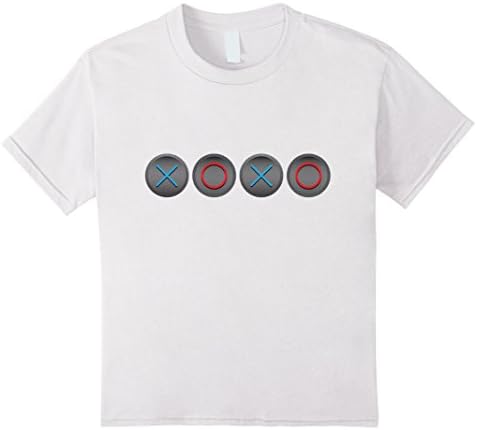 Gamer Hugs and Kisses Shirt ~ XOXO X's and O's Funny Graphic - Kids 12 - White
