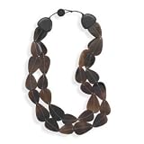 Double Strand Shell Necklace 23 Inch