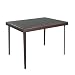 Cosco 32-Inch x 44-Inch Wood Folding Table with Vinyl Inset