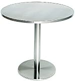18x27-3/4 RFL Round Stainless Steel Table Base