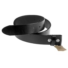 G�rtel f�rs Buckle, Schwarz, Echtleder | Gr. S-XL