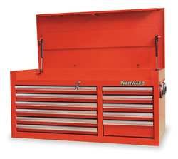 Westward 2CZX8 Extra-Wide Top Chest, 41 Wx19 1/4 In H