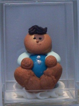 Baby Boy Bubble Gum Buddy - African American by Escape Concepts