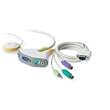 Belkin F1DG102P Flip 2-Port KVM Switch with Audio Support (PS/2 Connection)