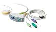 Belkin F1DG102P Flip 2-Port KVM Switch with Audio Support (PS/2 Connection)