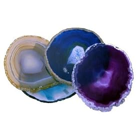 Agate Coasters (Set of 4) by 