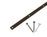 ピンチブロック 金具 100 茶(片面塗装) P-5