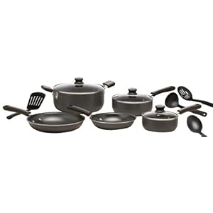 Wearever 12 Piece Cookware Set Gray C957SC74