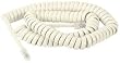 Verizon TL96175 12 Foot Coil Phone Cord (White)