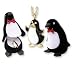 Penguin Pendant Necklace gold plated & European Crystal with shaped jewelry gift Box