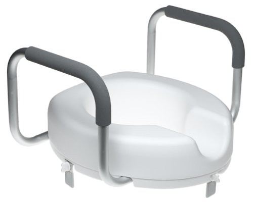 HealthPersonalCare: Duro Med Raised Toilet Seat with Arms
