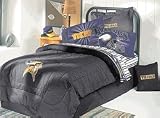 NFL Minnesota Vikings - Black Denim Bedskirt - Twin/Single Size