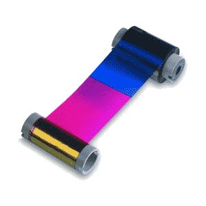 Electronics: 4color Dye sub Ribbon Clear Resin Blk 250ct Fargo Crd Prnt Only