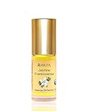 Amrita Aromatherapy: Organic Jasmine Frankincense Essential Oil Perfume, 100% Natural & Alcohol-Free (5ml - Roll On Applicator)