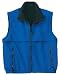 NEW Port Authority - Reversible Terra-Tek Nylon and Fleece Vest Royal/Black-XS
