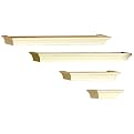 White Ledge 4-pc. Shelf Set - L414W