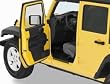 2007-2008 Jeep Wrangler HighRock 4x4 Entry Guard Front Black