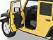 2007-2008 Jeep Wrangler HighRock 4x4 Entry Guard Front Black