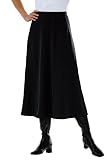 Stretch ponte knit skirt