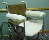 Lambswool Wheelchair Armrest Covers, One Pr, 18x8 In.