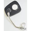 Sunlite Deluxe Bicycle Mirror with White Reflector